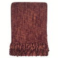Malagoon throw Marble - burgundy red - 125x150cm