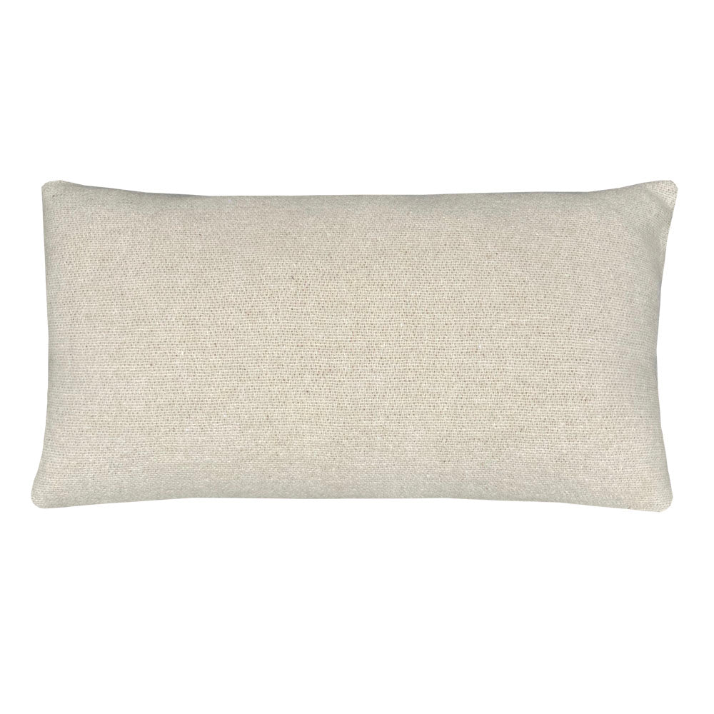 Malagoon cushion - camel beige reversible - 35x60cm recycled wool