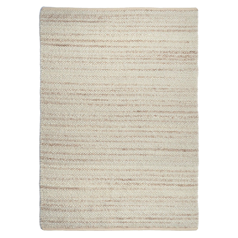 Malagoon Chaya L rug - cream white - 200x300cm 100% wool