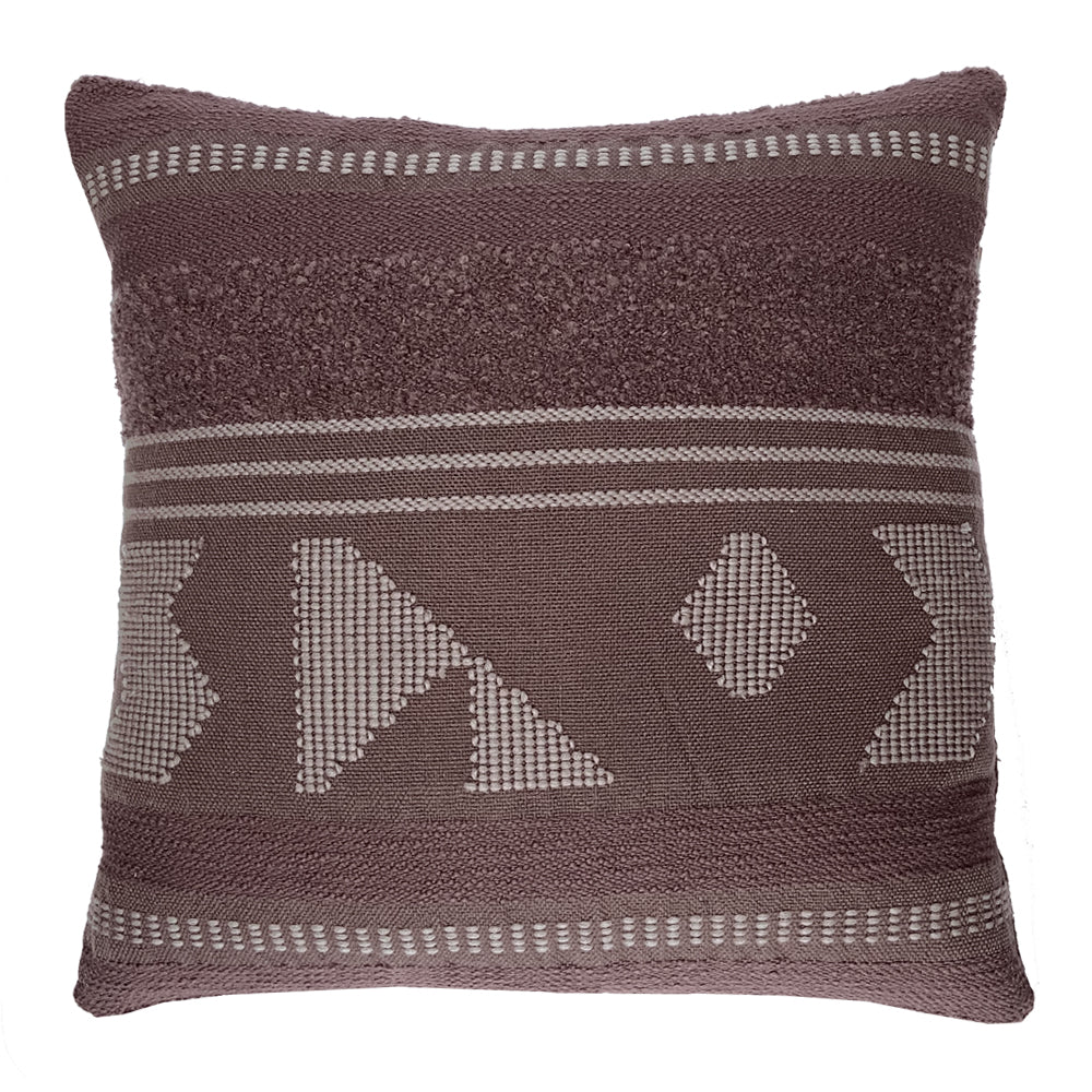 Malagoon Crafty cushion - chestnut brown - 50x50cm
