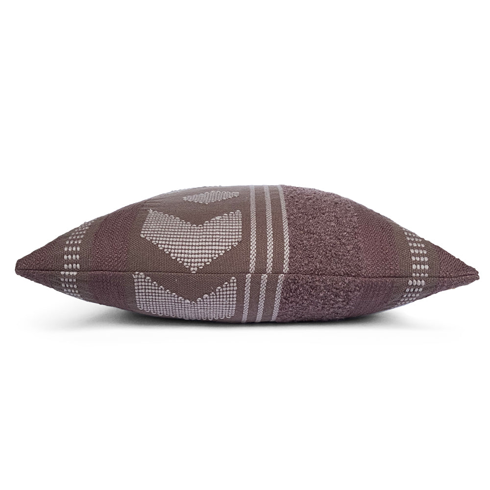 Malagoon Crafty cushion - chestnut brown - 50x50cm
