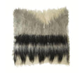 Malagoon cushion Triangle - shades of grey - 50x50cm 100% wool