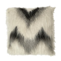 Malagoon Zigzag cushion - off-white, shades of grey - 50x50cm 100% wool