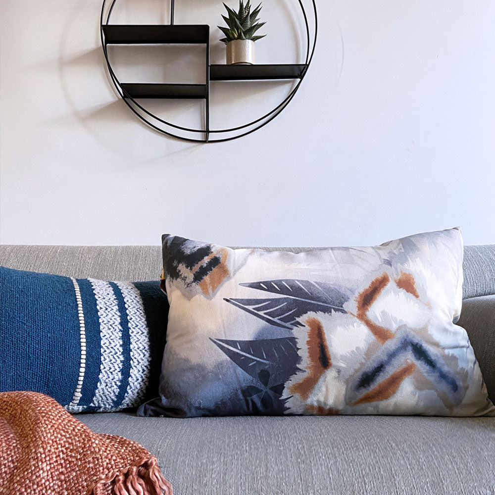 Malagoon Berber cushion - dark blue - 35x60cm