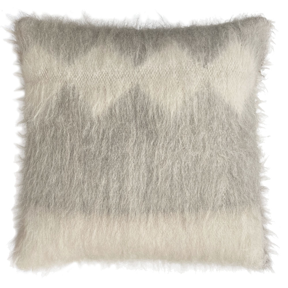 Malagoon floor cushion Diamond - light grey - 90x90cm 100% wool