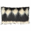 Malagoon Diamond cushion - black - 40x70cm 100% wool