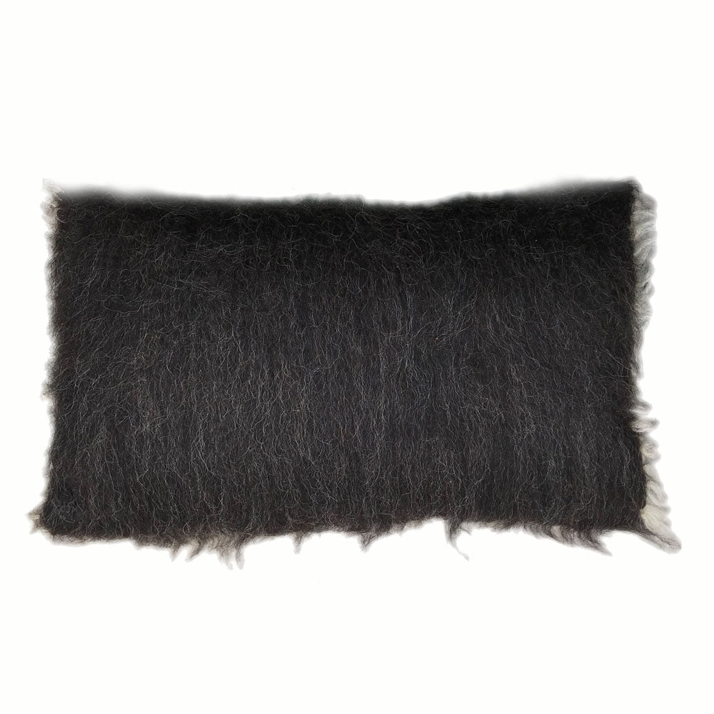 Malagoon Diamond cushion - black - 40x70cm 100% wool