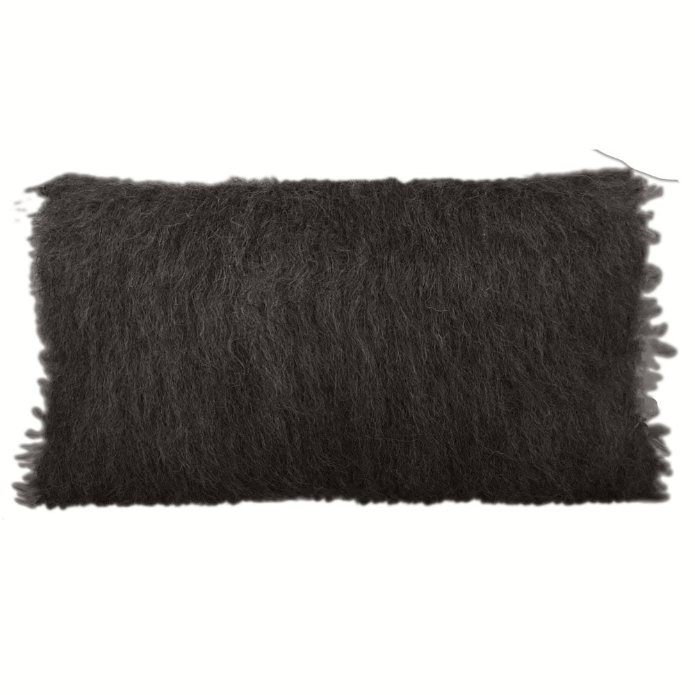Malagoon Drops cushion - black - 40x70cm 100% wool