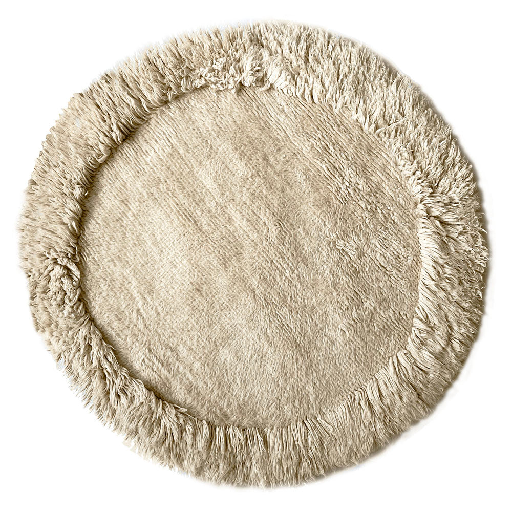 Malagoon Eboya rug - off-white - Ø 160cm 100% wool