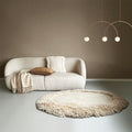 Malagoon Eboya rug - off-white - Ø 160cm 100% wool