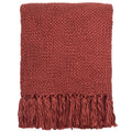 Malagoon Solid throw - faded red - 125x150cm