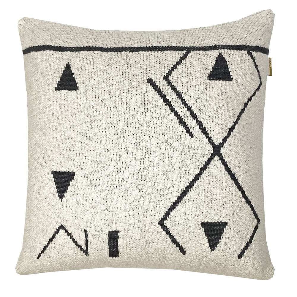 Malagoon Fantasy cushion - off-white - 50x50cm 100% organic cotton