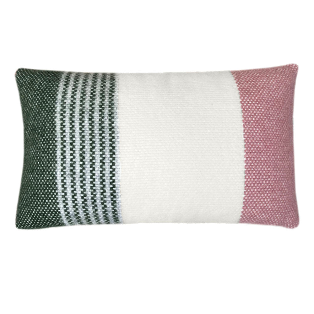 Malagoon Festivity cushion - mist pink - 35x60cm 100% wool