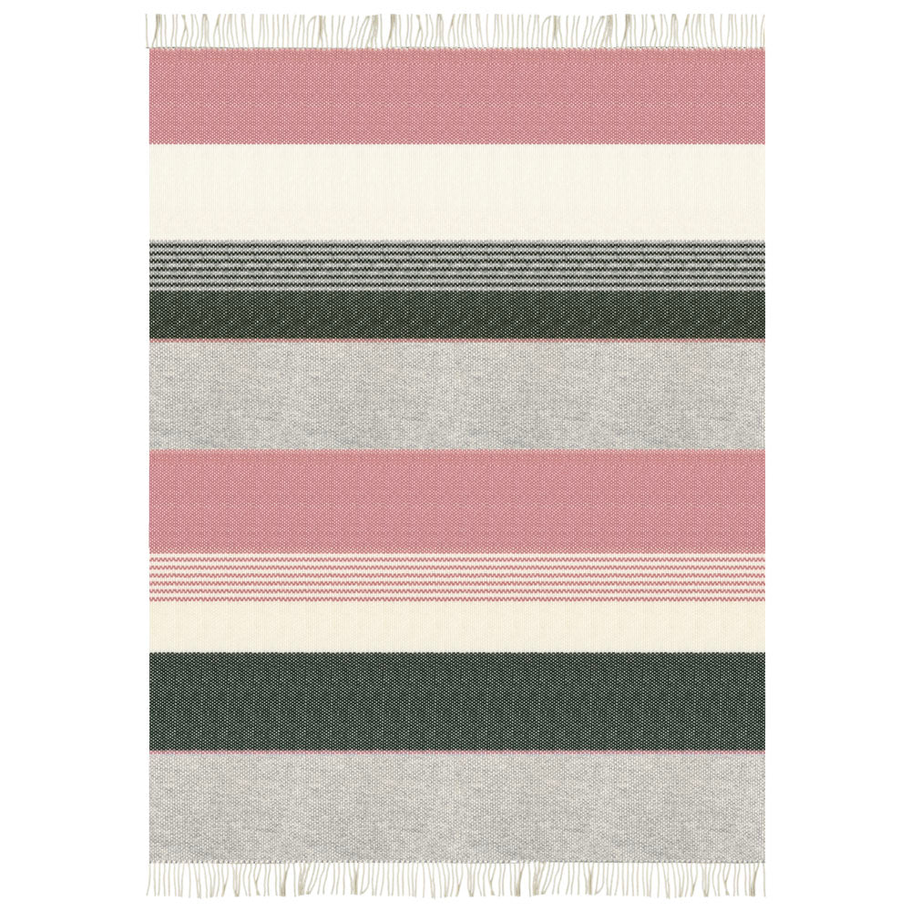 Malagoon throw Festivity - misty pink - 140x200cm 100% wool