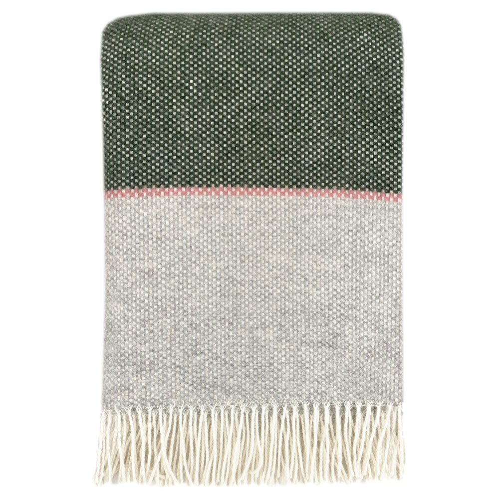 Malagoon throw Festivity - misty pink - 140x200cm 100% wool