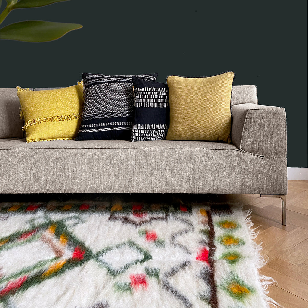 Malagoon rug Multicolor Miracle - off-white, multicolour - 150x200cm 100% wool