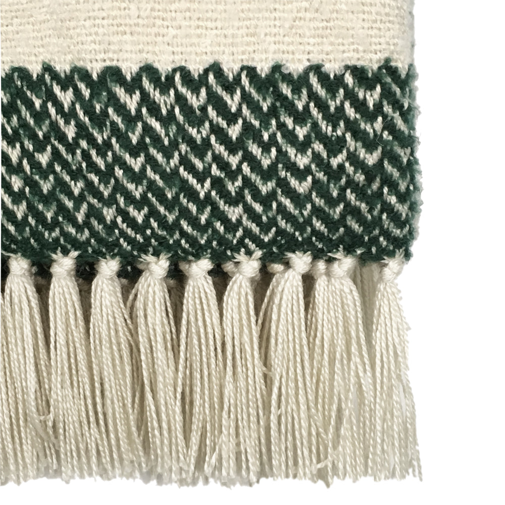 Malagoon throw Berber - grainy green - 125x150cm