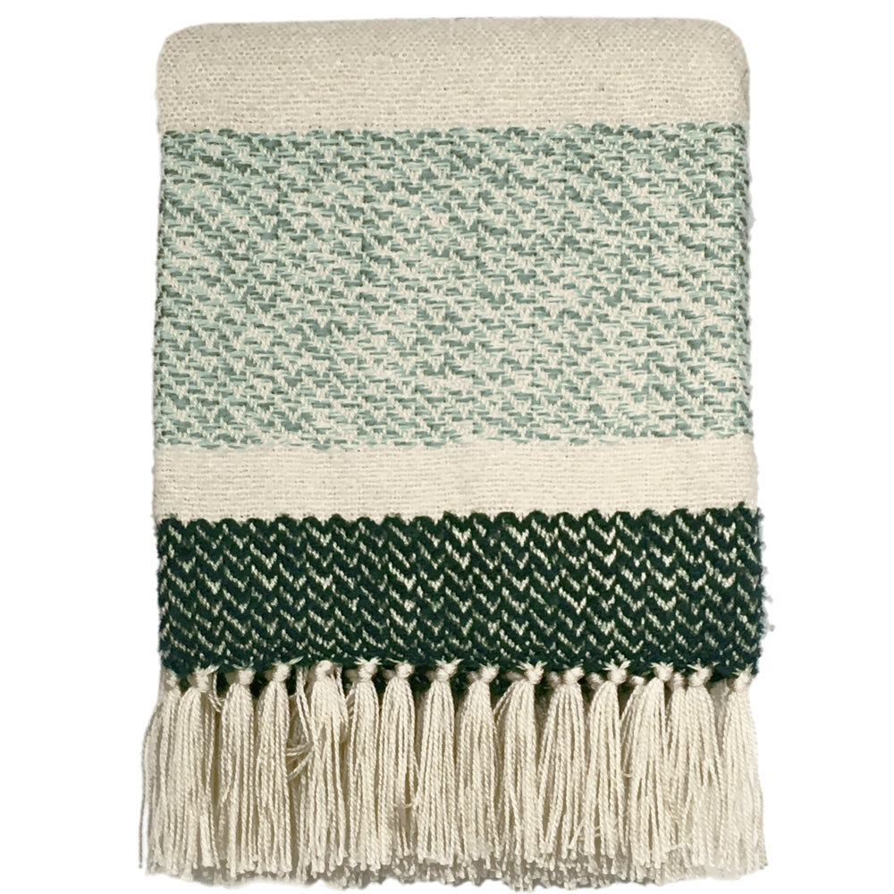 Malagoon throw Berber - grainy green - 125x150cm