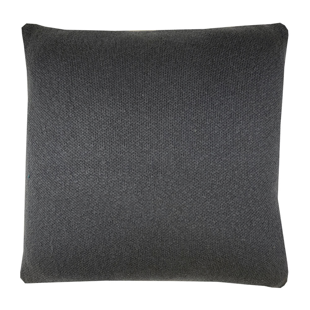 Malagoon cushion Ikat - anthracite - 50x50cm 100% organic cotton
