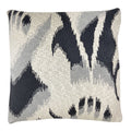 Malagoon cushion Ikat - anthracite - 50x50cm 100% organic cotton