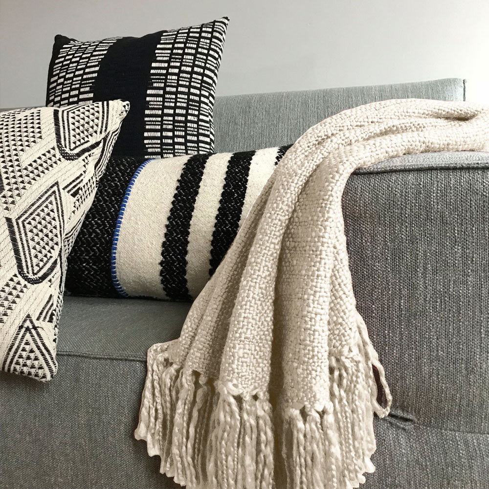 Malagoon throw Ivory - ivory white - 125x150cm