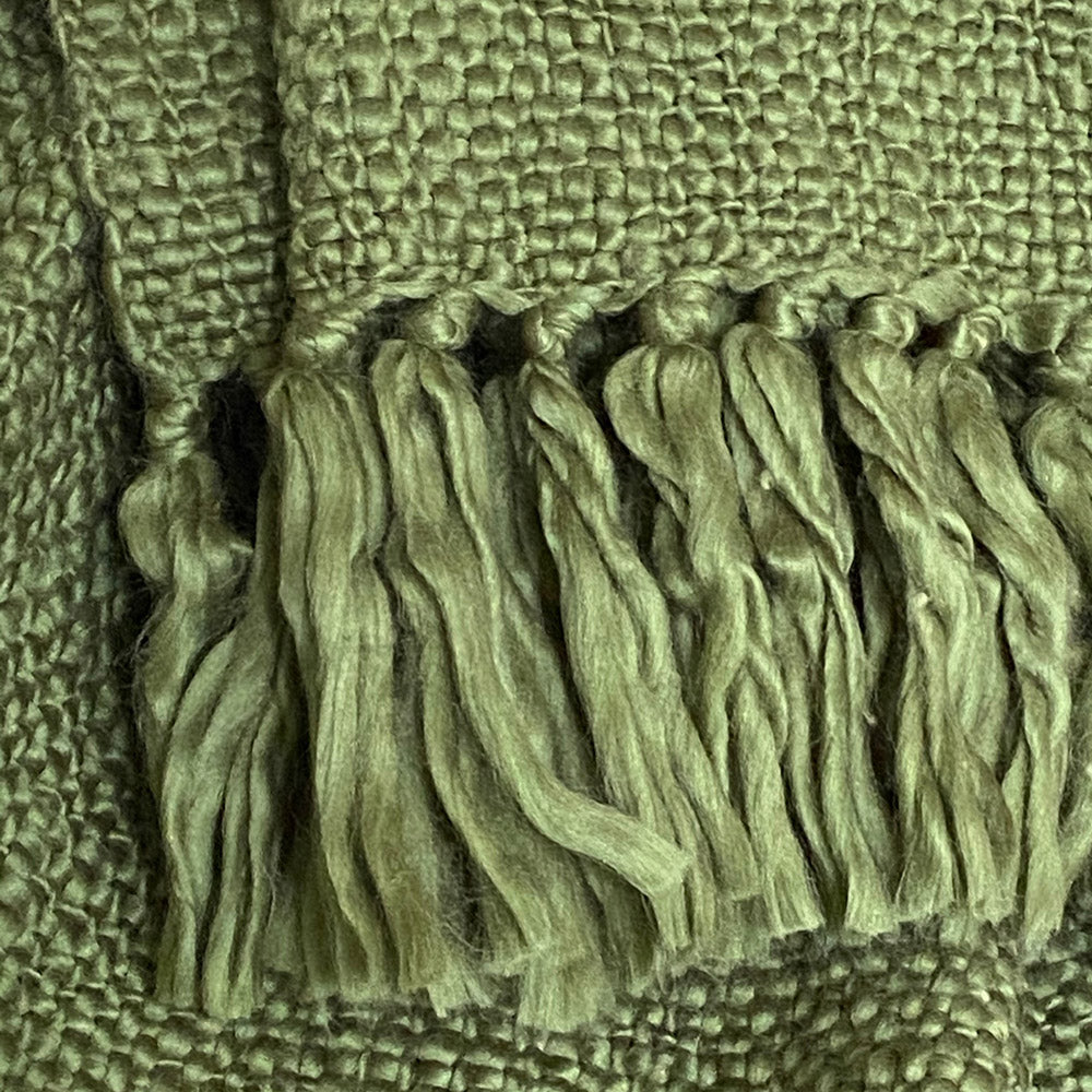 Malagoon throw Jungle - green - 125x150cm 100% recycled