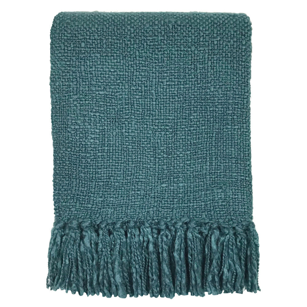 Malagoon throw Solid - dark lead blue - 125x150cm