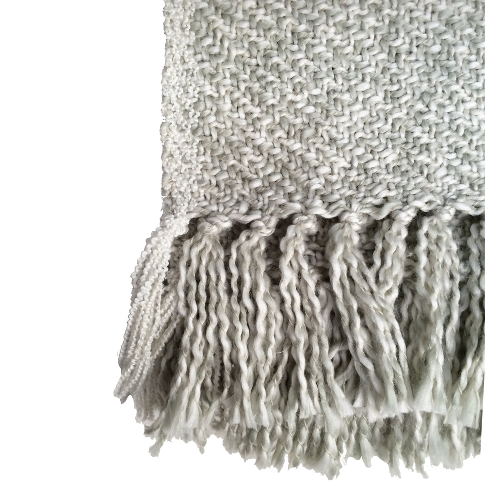 Malagoon throw Mélange - light grey - 125x150cm
