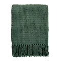 Malagoon throw Rustic - dark green mélange - 130x170cm 100% cotton