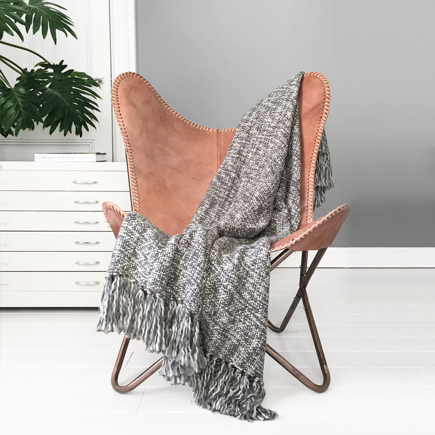 Malagoon throw Marble - grey - 125x150cm