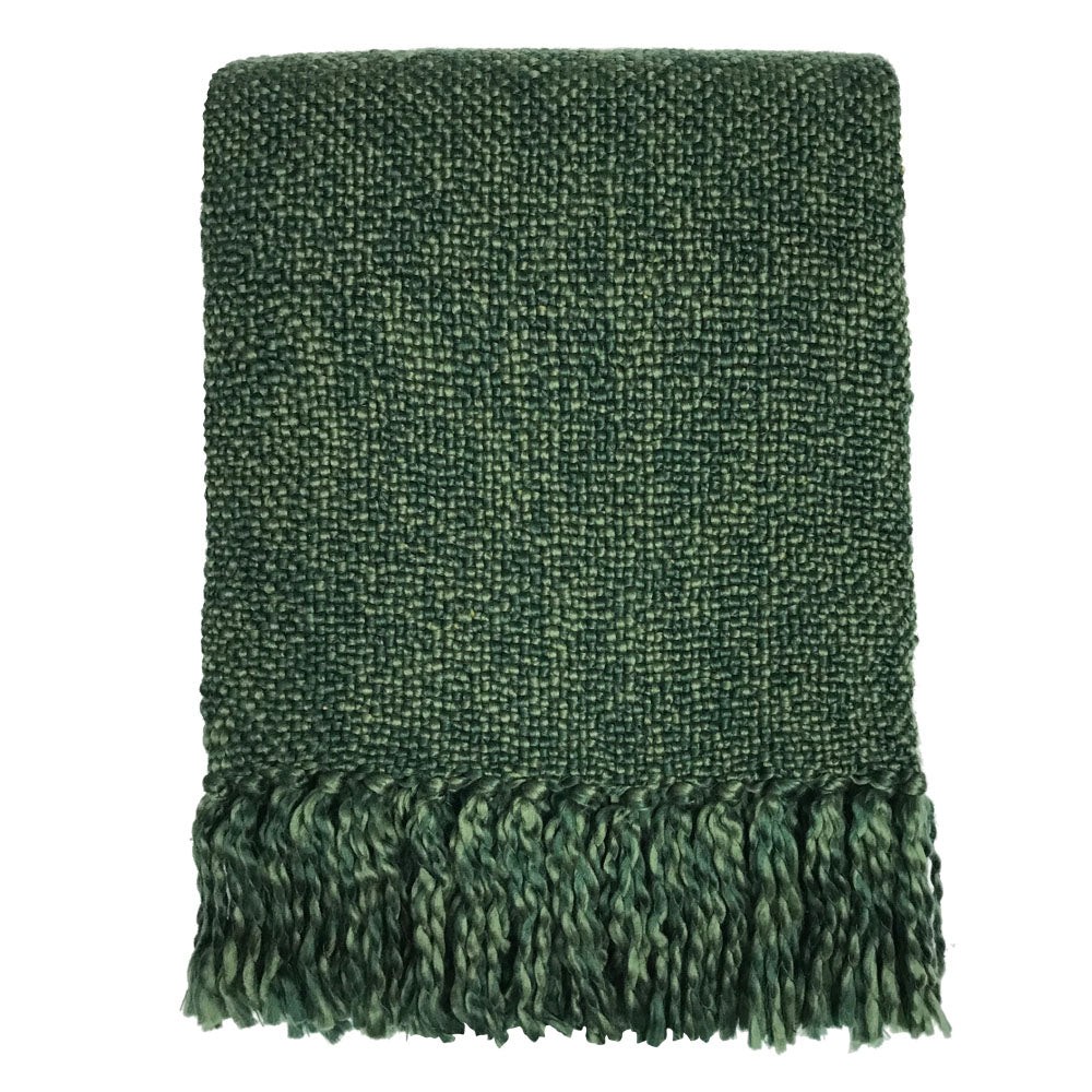 Malagoon throw Marble - dark jungle green - 125x150cm