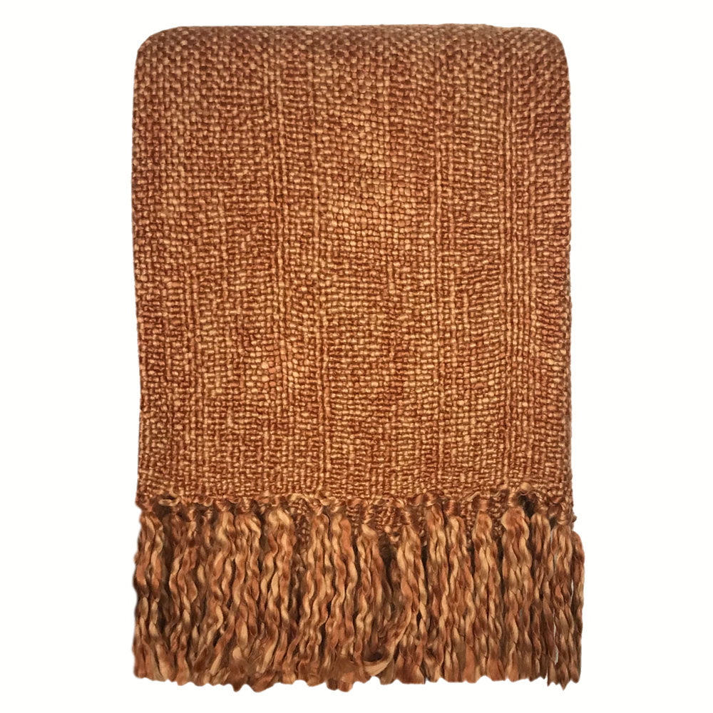 Malagoon throw Marble - terracotta - 125x150cm