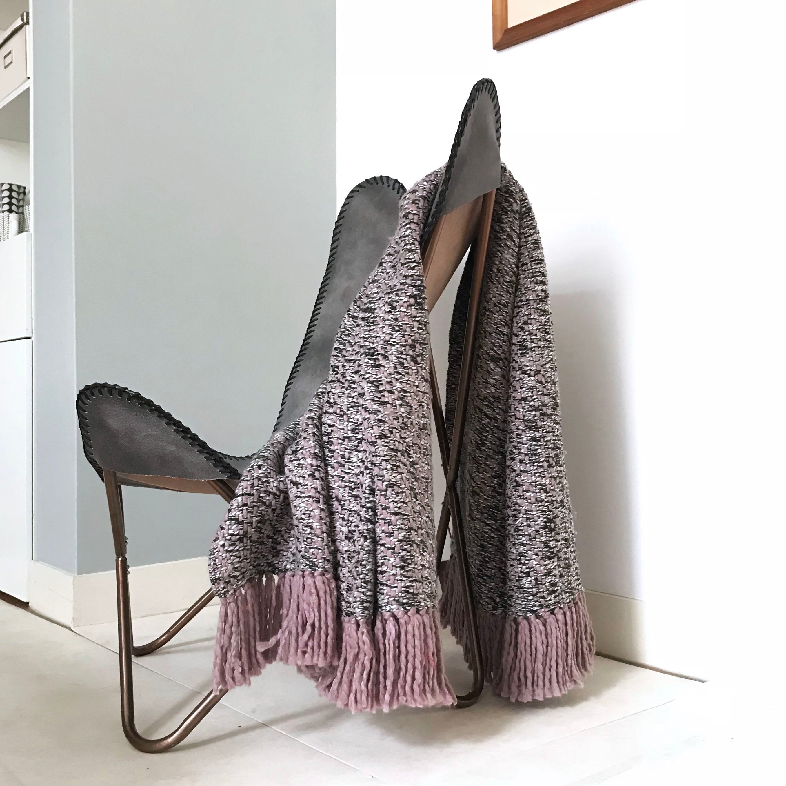 Malagoon throw Mauve - lilac mélange - 125x150cm