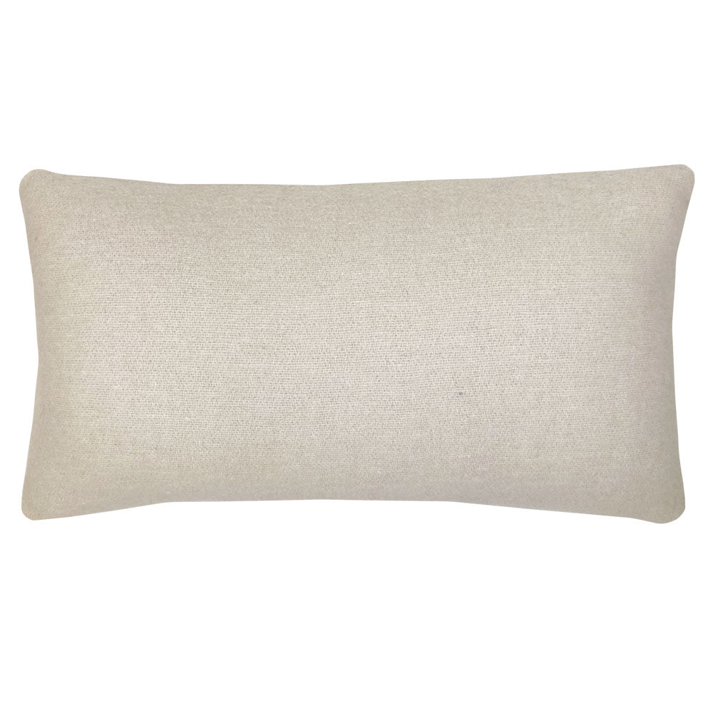 Malagoon cushion - misty pink reversible - 35x60cm recycled wool