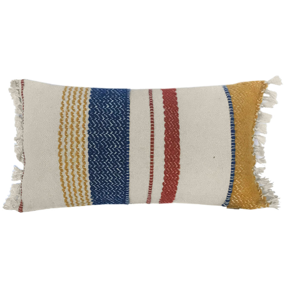 Malagoon cushion - pastel multi-color bouclé - 40x70cm