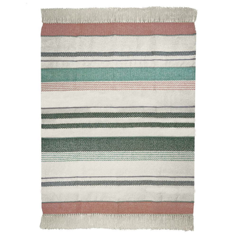 Malagoon throw - pastel multicolor bouclé - 125x150cm