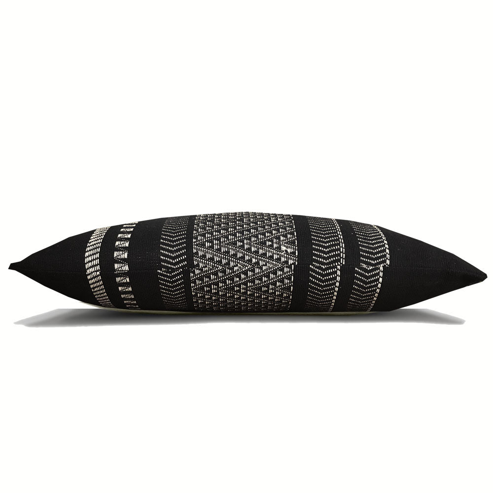 Malagoon Cushion Native - Black - 35x65cm 100% Cotton