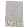 Malagoon throw - textured grey - 130x170cm recycled wool