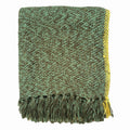 Malagoon throw Mélange - olive green - 125x150cm
