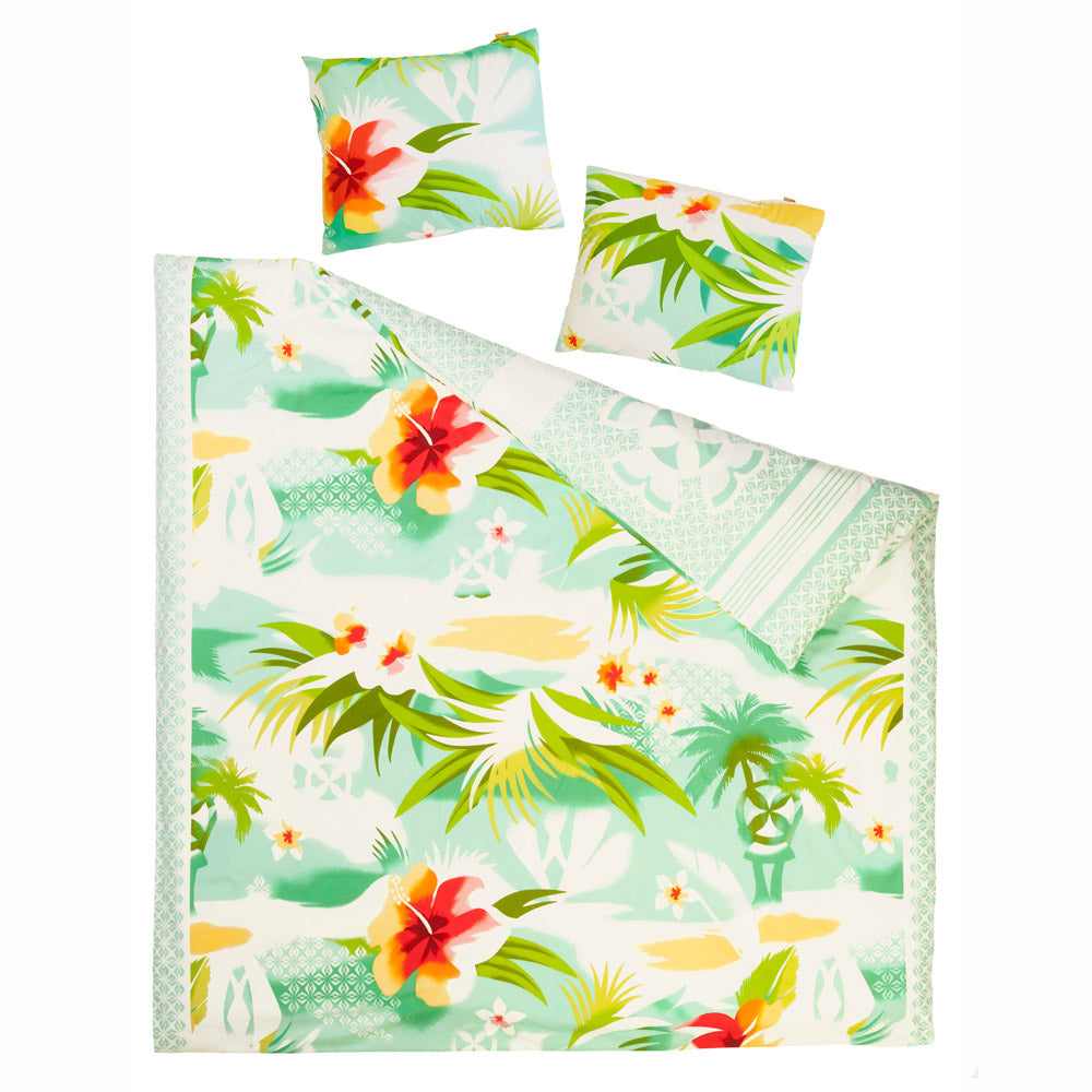 Pacific flower duvet cover