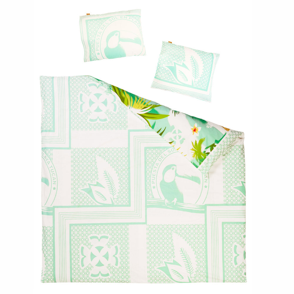 Pacific flower duvet cover