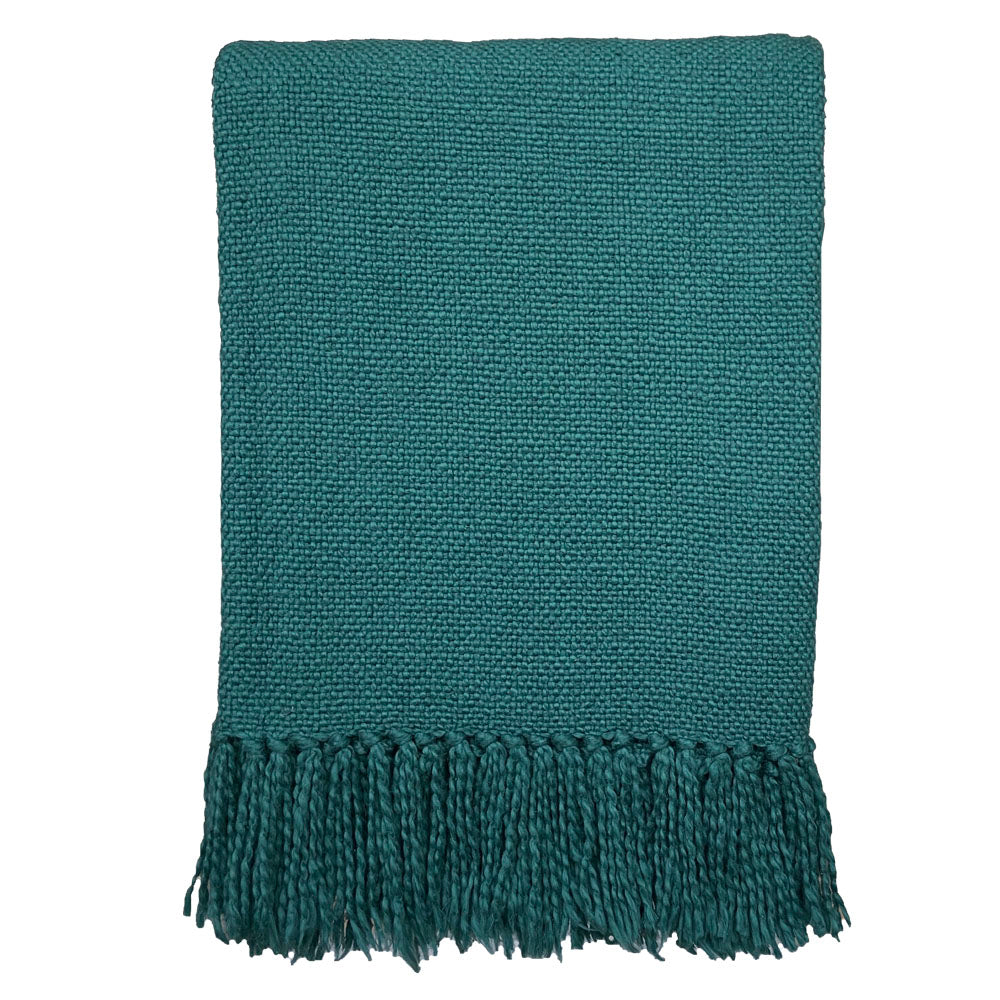Malagoon throw - pine green - 127x152cm 100% cotton