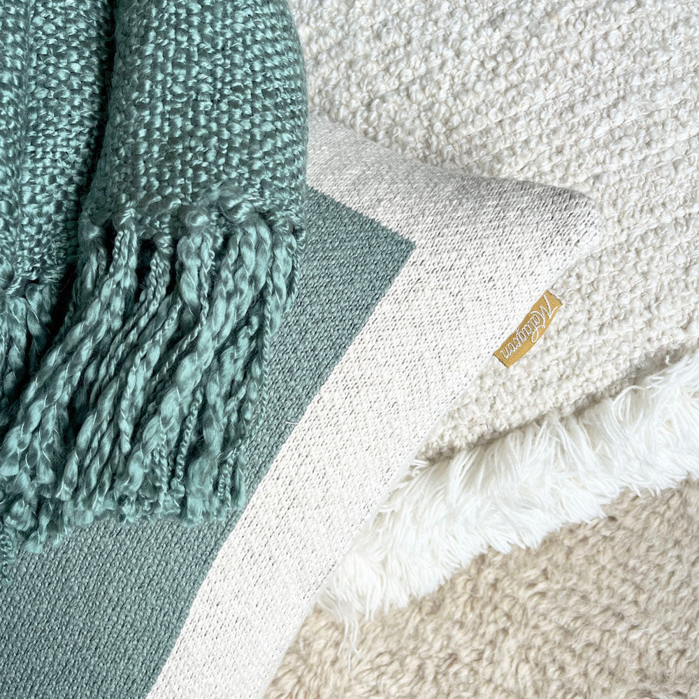 Malagoon Cushion Cover Poster - sage green - 50x50cm 100% organic cotton