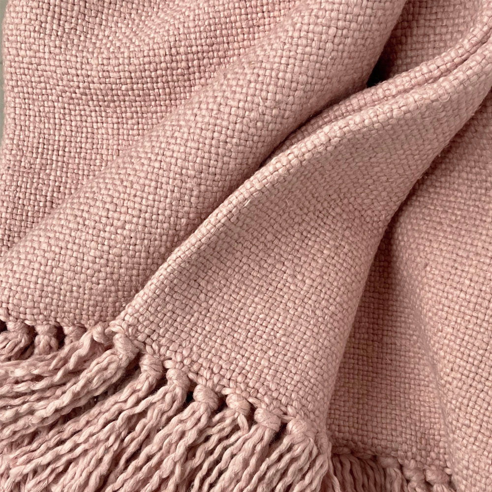 Malagoon throw - powder pink - 127x152cm 100% cotton