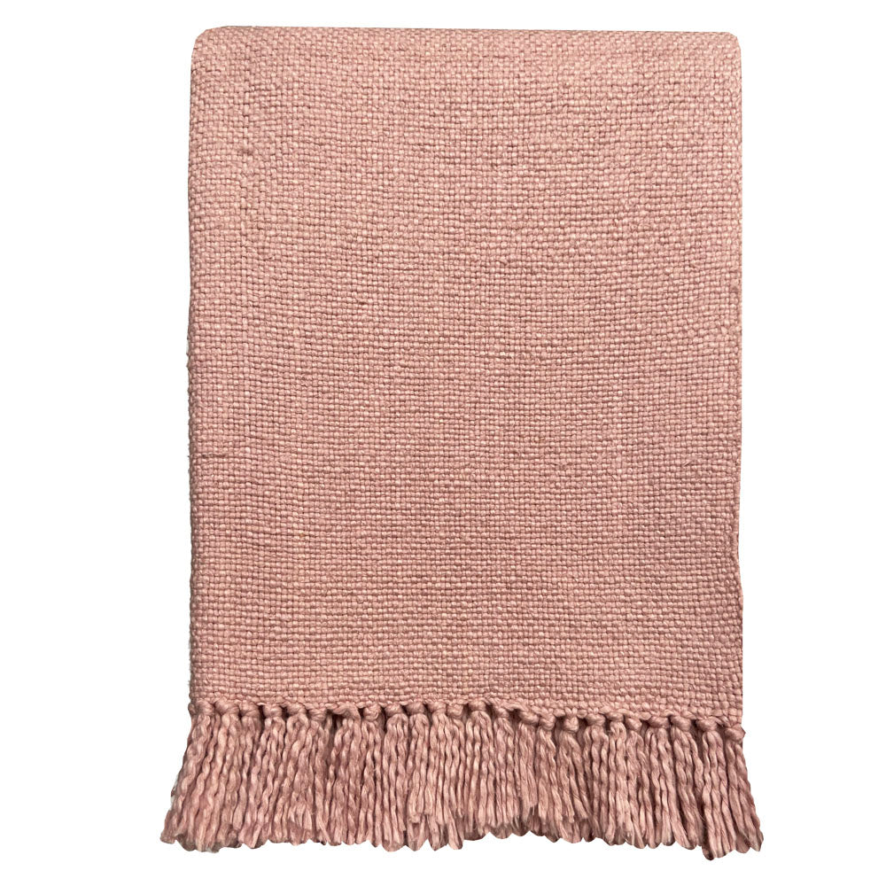 Malagoon throw - powder pink - 127x152cm 100% cotton