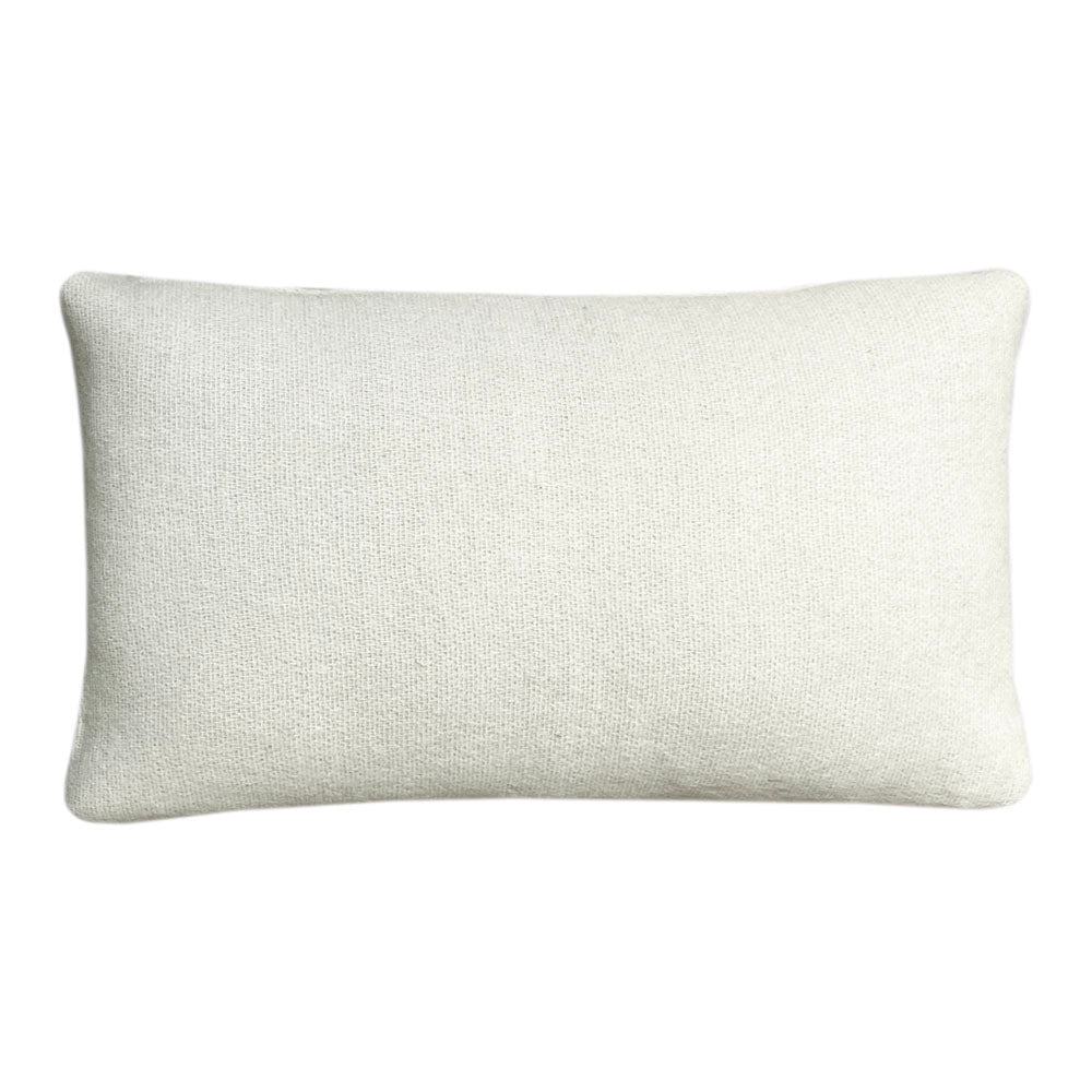 Malagoon cushion - beige reversible - 35x60cm recycled wool