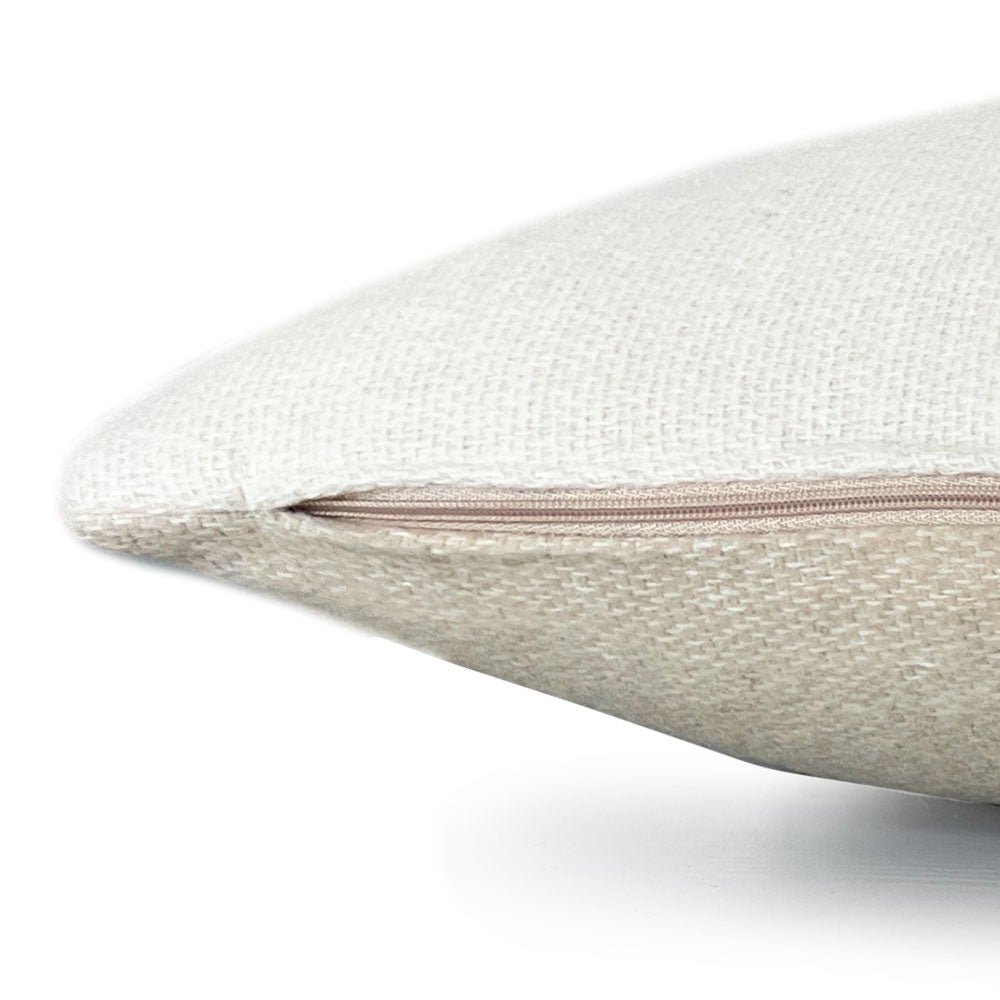 Malagoon cushion - beige reversible - 35x60cm recycled wool