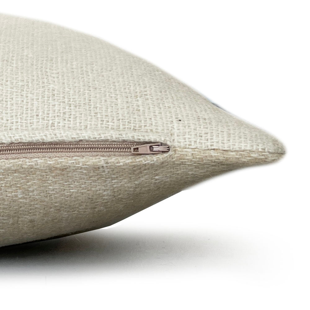 Malagoon cushion - beige reversible - 50x50cm recycled wool