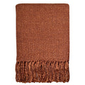 Malagoon throw Rusty - rust brown - 125x150cm