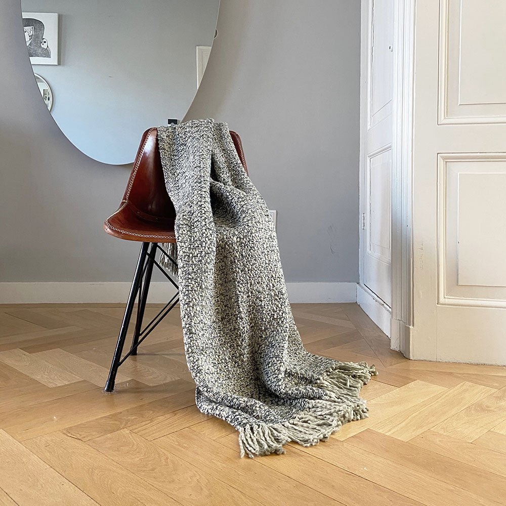 Malagoon Sand throw - beige mélange - 125x150cm